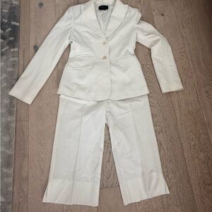 BCBG White Pantsuit